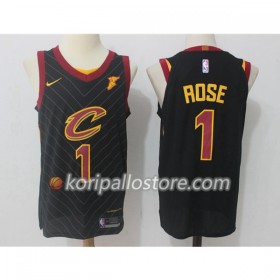 Cleveland Cavaliers Derrick Rose 1 Nike 2017-18 Musta Miesten Pelipaidat Swingman 